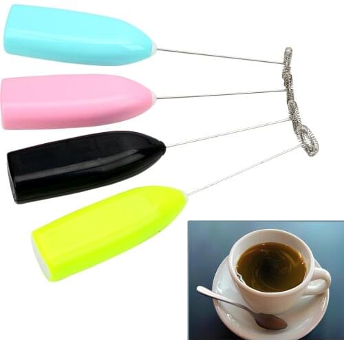 Electric Egg Beater 1pc Milk Drink Coffee Mixer Frother Foamer Mini Handle Stirrer Practical Kitchen Cooking Tool