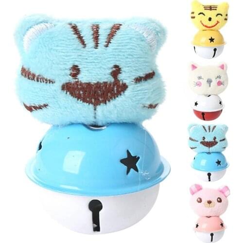 1pc Cat Bell Toy Funny Animal Shape Plush Cute Cat Chase Toy Cat Interactive Toy Pet Supplies