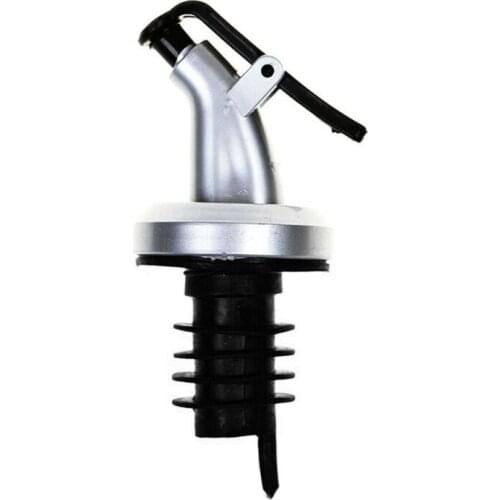 1pcs Oil Sprayer Wine Pourer Stainless Steel Liquor Spouts Bottle Dispenser Wine Bottle Stopper with Cap Wine Accessories