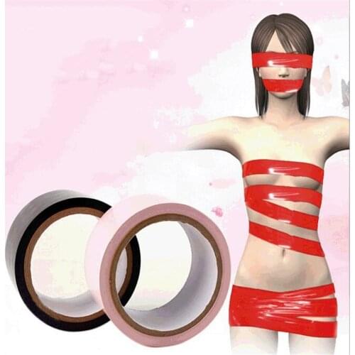 16M SM Fetish Rope Bondage Tape Slave Sex Toys Provocative Alternative Tied Self-adhesive Tape Blindfolds Role Play Harness Body