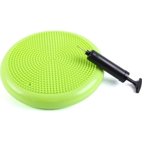 34cm PVC Balance Yoga Balls Massage Pad Wheel Stability Balance Disc Massage Cushion Mat Ball Fitness Exercise Training Ball