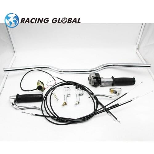 ALCON-Ural CJ-K750 retro motorcycle Handbar with lever Grip cable switch used at Ural M72 case For BMW R50 R1 R12 R 71