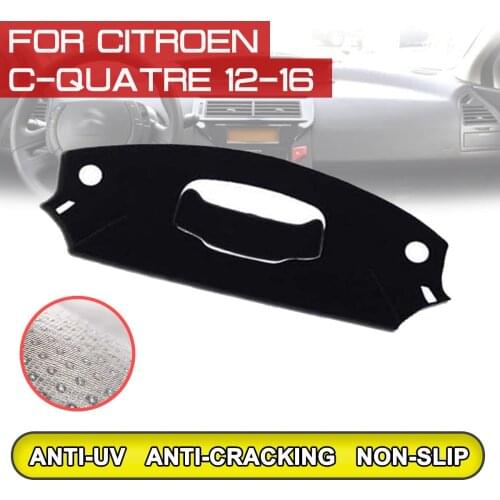 For Citroen C-Quatre 2012 2013 2014 2015 2016 Car Dashboard Mat Anti-dirty Non-slip Dash Cover Mat UV Protection Shade