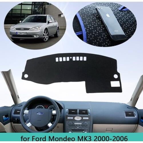 For Ford Mondeo MK3 2000 2001 2002 2003 2004 2005 2006 Dashboard Cover Dash Mat Dashmat Dash Board Cover Pad Sun Shade Carpet