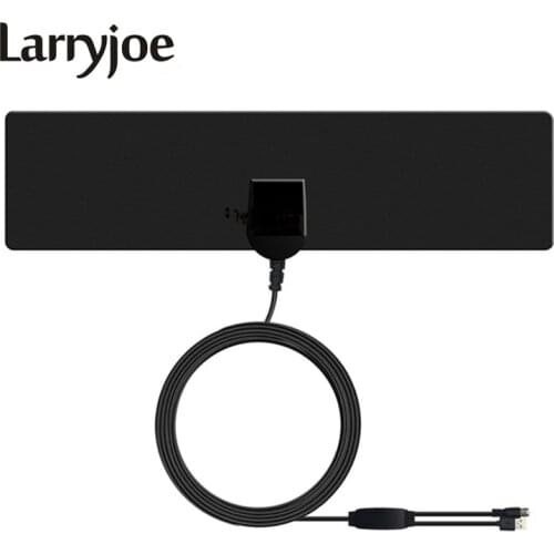 Larryjoe D25dBi Indoor High Gain Freeview HD Digital TV Antenna 1080P / VHF / UHF and 19.7ft Coaxial Cable for MyGica TV Tuner