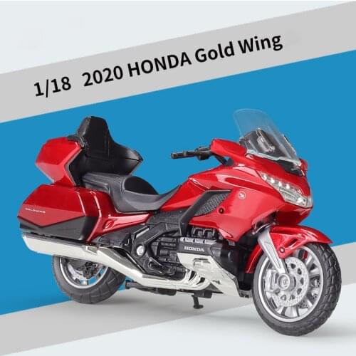 1:18 Scale Honda Gold Wing Motorcycle Simulation Alloy Model Adult Collection Decoration Gifts Toys for Boys