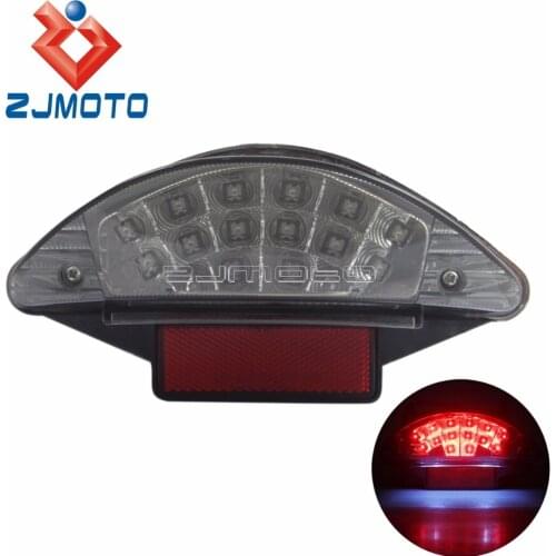 New Motorcycle LED Tail Light Rear Light Clear Lens Reflector For BMW F650 F800 R1200
