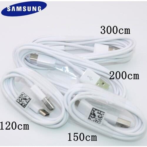 Original Type C USB Cable Fast Charging 2A Data Transfer Line For Samsung S21 S20 Ultra FE S10 S9 S8 Plus M51 A80 A70 A60 A50