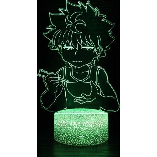 Personalized Gift Fairy Lights Bright Table Lamp 3D Night Light USB Sensor for Bedroom Led Three-dimensional Bathroom Anime Neon