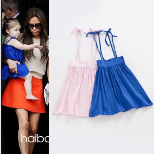 New Spring and Summer Braces DressHarper Seven Beckham Star Baby Cotton Fashion Dress