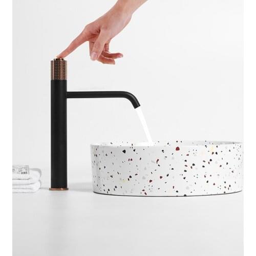 Sink Nordic Bathroom Ceramic Terrazzo Wash Basin Circular Household Toilet Wash Basin Balcony Basin Washing Hand Basin