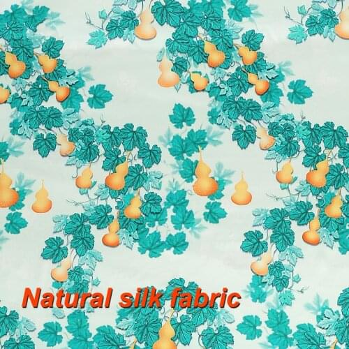 1 Meter Silk Heavy Satin High-end Custom Cheongsam Fabric Cloth Clothing Spring and Summer New Style