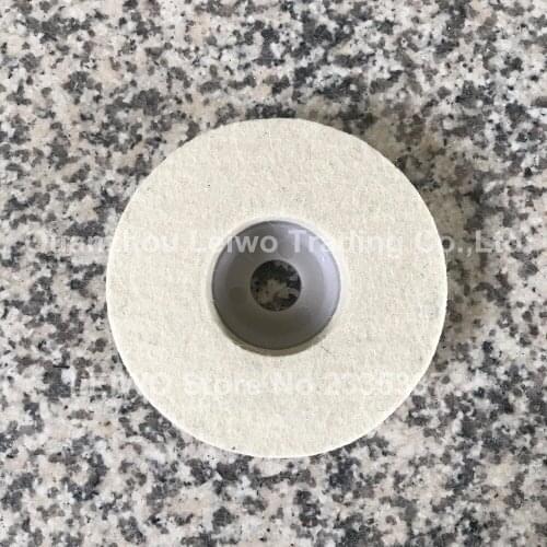 Wool Felt Polishing Wheel 4 inch (100 mm) Marble Abrasive for Angle Grinder Work with Polishing Wax or Grinding Polishing Paste