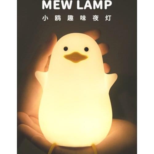 Fun and Cute LED night Light Creative Mobile Phone Holder Silicone Eye Protection with Sleeping Desk Lamp