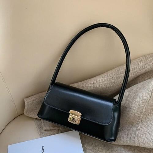 2020 Women Bag Female Baguette Small Handbags Short Strap Shoulder Bags Phone Purse Evening Clutch High Quality PU Leather