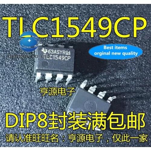 10PCS TLC1549 TLC1549CP converter DIP-8 in stock 100% new and original