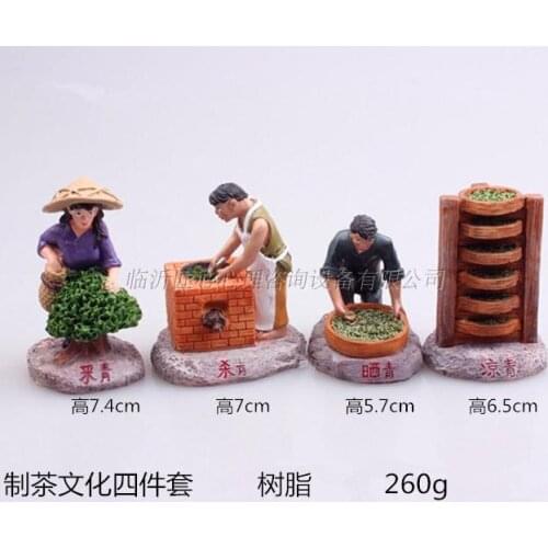Psychological sand sandbox game Ting therapy professional character tea-make 4 pcs/set