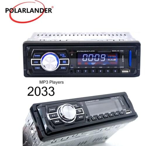 Auto Stereo MP3 Player FM SD USB AUX-IN MP3 Player 1 Din Car Radio Player LED / LCD Display Remote Control 12V Vehicle Audio