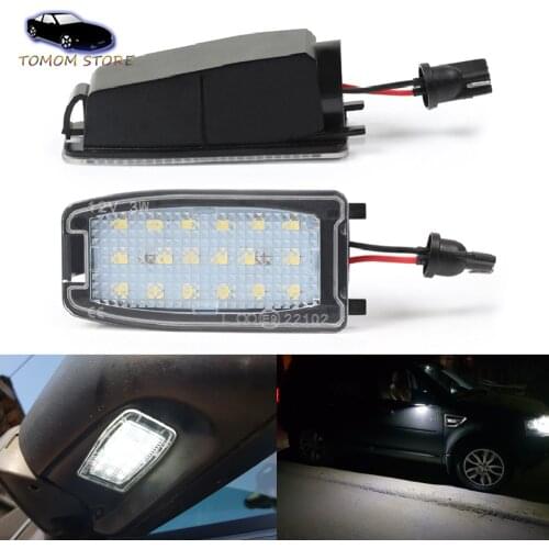 White LED Puddle Light for Land Rover LR2 LR3 LR4 Land Rover Rang Rover Sport 2007~2013 Car Led Side Under Mirror Lights