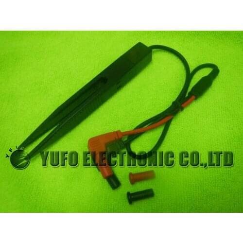 Free Shipping One Lot 1Pcs Smart SMD CHIP Component Capacitance Test Clip Tweezer NEW