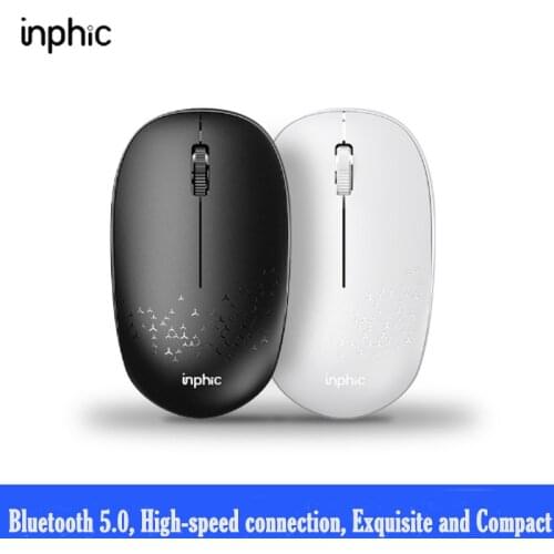Mute Wireless Bluetooth Mouse 4 Keys Exquisite Portable Ergonomic Optical Mice For PC Notebook