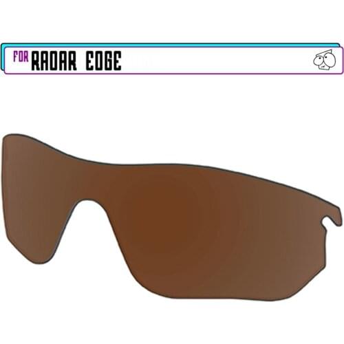 EZReplace Polarized Replacement Lenses for - Oakley Radar Edge Sunglasses - Brown