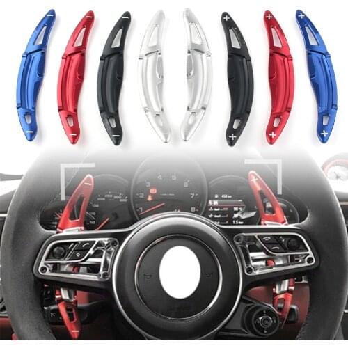 Wheel Steering Gear Shifter Shift Paddle For Porsche Macan Cayenne Porsche 911 Carrera 991 Boxster/Cayman 718 Panamera 2016-2018