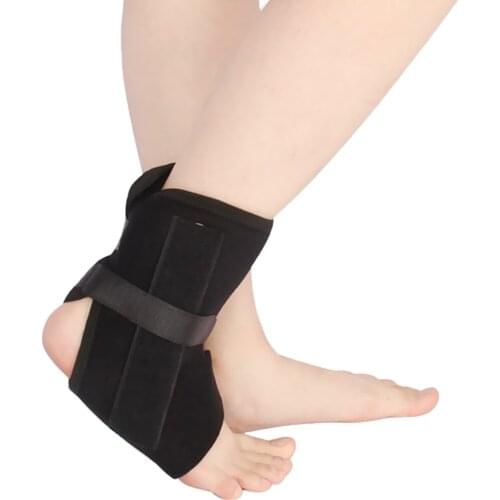 Black Women Men Compression Foot Ankle Support Wrap Protector Brace for Tendonitis Sprain
