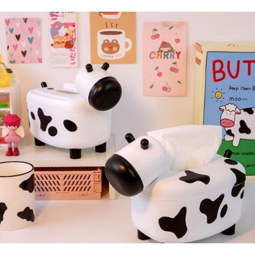 Living room creative and lovely household napkins storage design sense of simple modern desktop tissue box J05