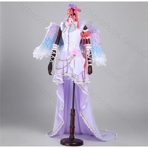 Love live Maki Nishikino White Valentines Day White Day Cosplay Costume Dress+phone props+headband A