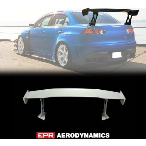 For MITSUBISHI EVO 10 VAR Style FRP Fiber Unpainted Rear GT Spoiler Wing Exterior Body kits