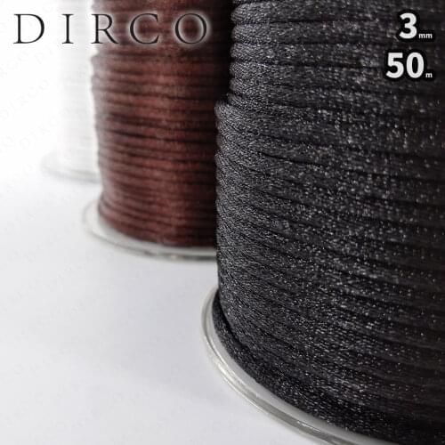 About the Fit 3mm 100%Nylon Cord 50m/roll Handcrafts Beading Bracelet Necklace Jewelry Clothing Accessories Lacing Decorating KN