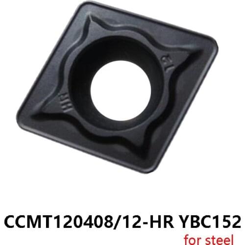 Original Turning Tool CCMT12 CCMT120408-HR CCMT120412-HR YBC152 CCMT 120408 120412 Carbide Inserts Lathe Cutter Tools CNC