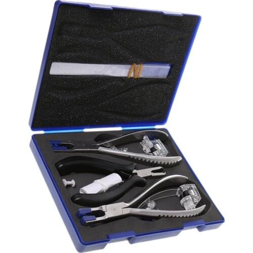 Professional Eyeglasses Repair Set Eyewear Silhouette Pliers Tool Kit For