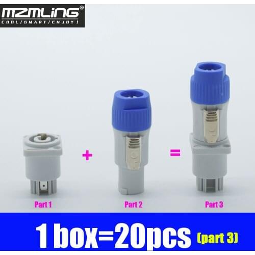 Power Connector Power In/Out For DMX512 Moving Head Light DJ /Bar /Party /Show /Stage Light Stage Machine Powercon