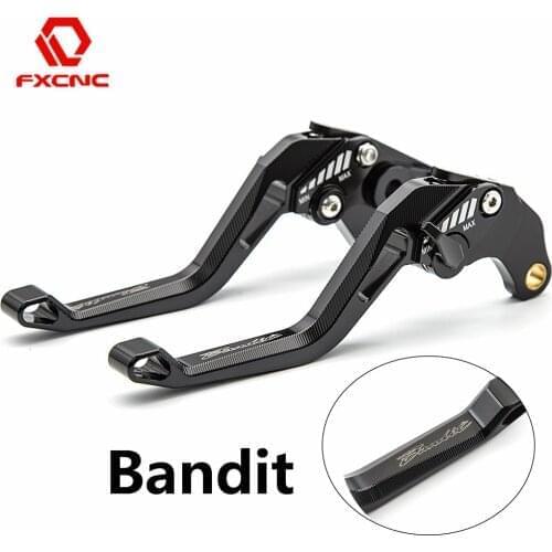 For Suzuki GSF 650 GSF650 BANDIT 650 2005-2006 Motorcycle Adjustable Brake Clutch Lever with LOGO + Grips Handles