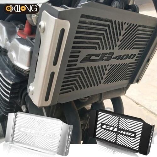 For HONDA CB400 1992-1998 CB400SF 1992-1998 CB400 VTEC 1999-2010 Motorcycle Motor Radiator Grille Guard Protection Grid Cover