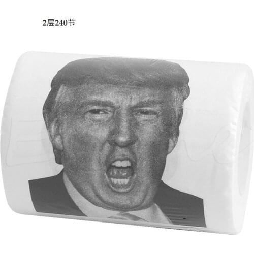 Donald Trump Humour Toilet Paper Roll Novelty Funny Gag Gift Dump Fashion