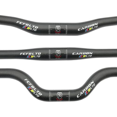 Carbon handlebar BMX mountain handlebar flat bar rise bar nice bar size 25.4mm 31.8MM mountain bike parts bicycle accessories