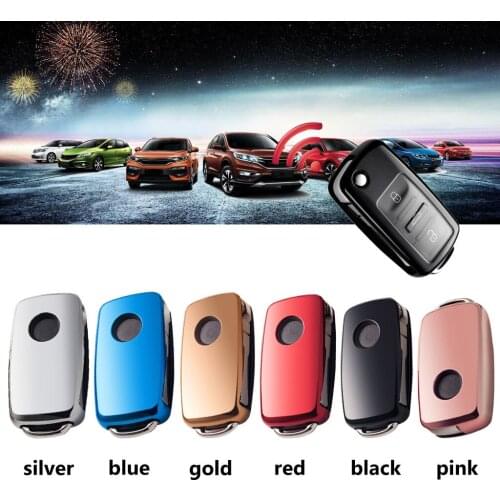 Smart TPU Soft Protective key Case Shell Cover for VW Touareg New Beetle Scirocco
