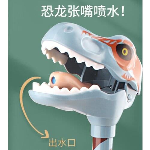 48cm Dinosaur Water Guns Toys Kids Dark Cartoon Squirt Guns For Child Summer Beach Game Swimming Laster Spray Toy For PoolBeach