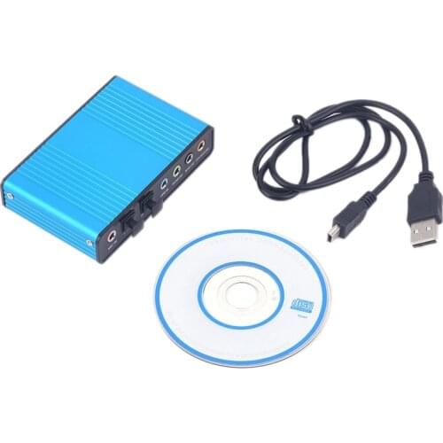 USB External Optical Fiber Sound Card Supports 5.1-Channel 7.1-Channel Sound Card, Suitable for Window/MAC OS