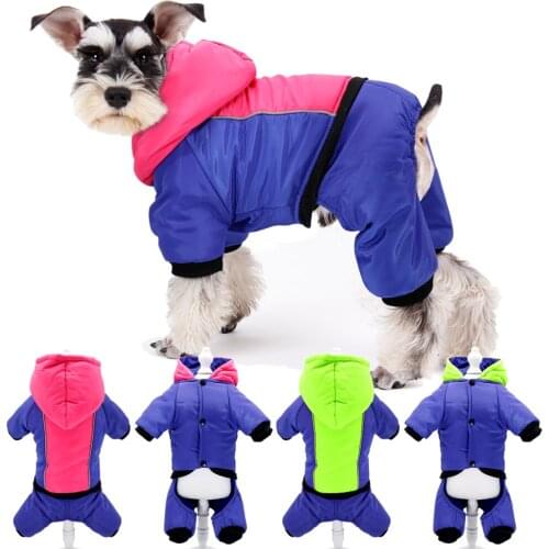 Winter Dog Clothes Pet Warm Down Jacket Waterproof Puppy Coat Hoodies Clothes For Small Dogs Chihuahua French Bulldog Clothing