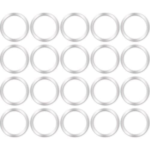 20PCS Bike Chain Wheel Screws Washer Gasket Thick Cycling Double Change Single Crankset Screws Bolt Washer Ring Part Accessories