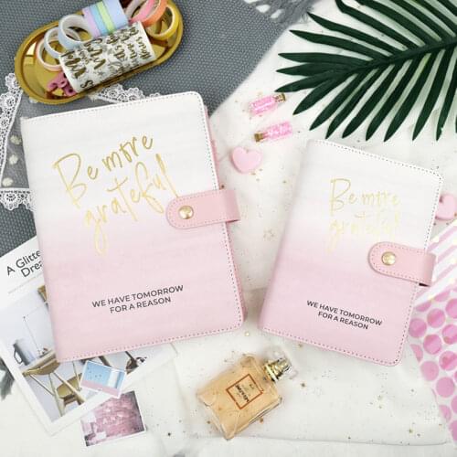 2019 Yiwi Watercolor 6 Hole Binder Organizer a5 a6 Notebook Planner DIY Agenda Diary Journals School Stationery