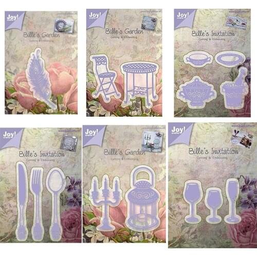 2020 New Arrival Dinnerware Metal Cutting Dies Embossing Scrapbooking Stencil Craft Cut Dies For DIY Card Crafts Handmade