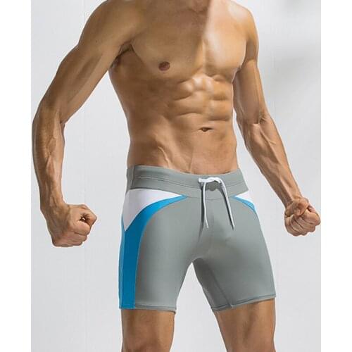 2021 Summer Men Swimming Trunks Training Swimwear Jammer Sports Fast Drying Racing Sports Swimming Sexy Shorts For Competition