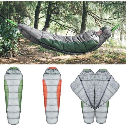 2021 Ultralight Winter Outdoor Hiking Camping Soft Warm Hammock Hollow Cotton Ultralight Sleeping Bag Hiking equipment