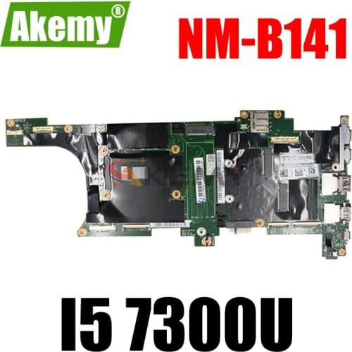 Akemy For Lenovo ThinkPad X1 Carbon 5th (2017) Notebook Motherboard NM-B141 CPU I5 7300U RAM 8GB 100% Test Work RFU 01AY074