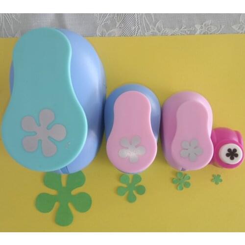 Free Ship (3/8",5/8",1",2") Flowers Shape craft punch Scrapbooking School DIY bloom Paper Cutter EVA foam Petal Punches Embosser